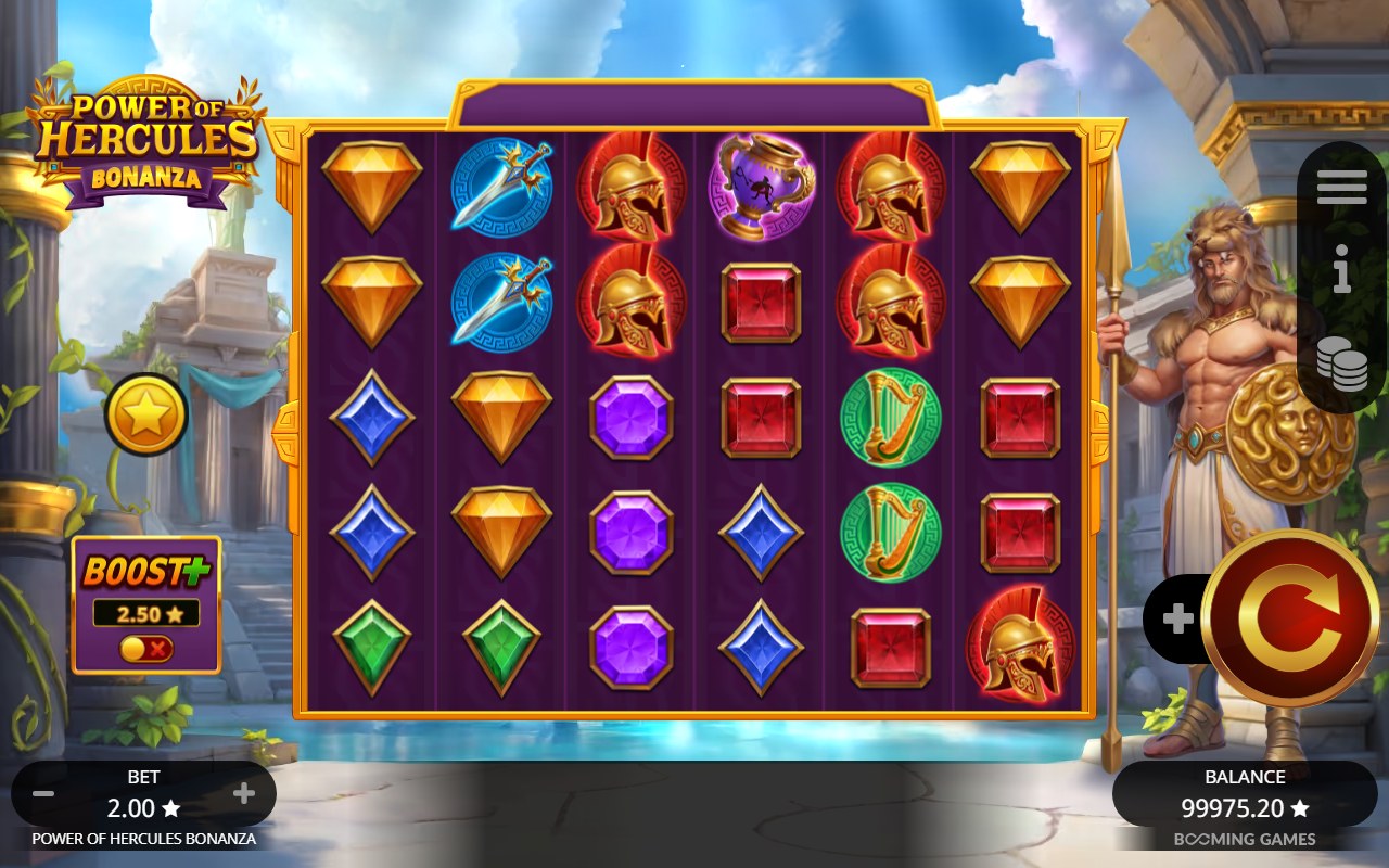 Power of Hercules Bonanza skärmbild — bonus