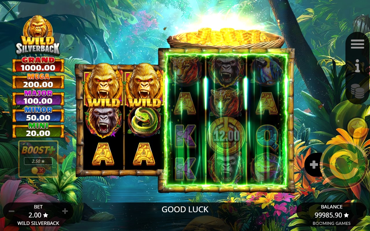 Wild Silverback skärmbild — free spins