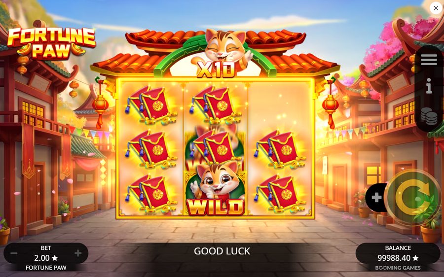Fortune Paw skärmbild — free spins