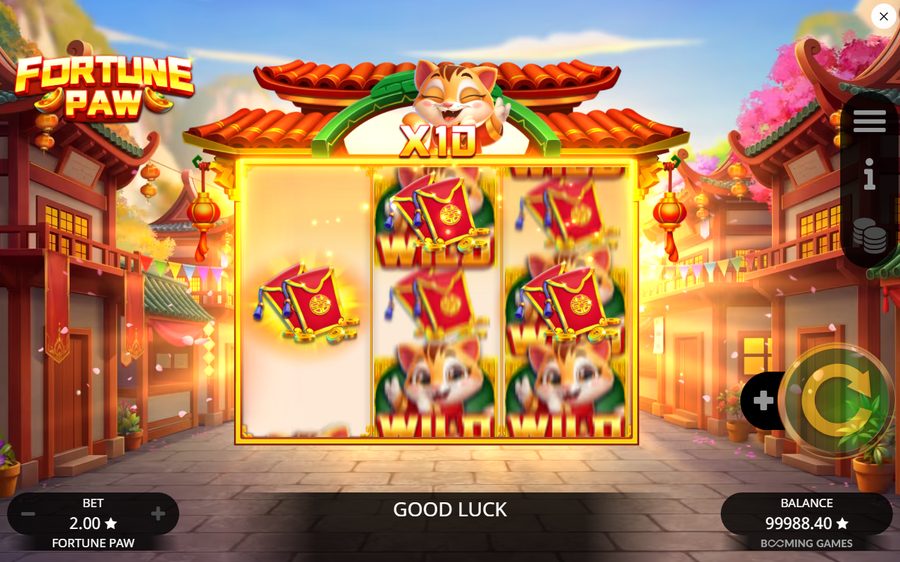 Fortune Paw skärmbild — free spins
