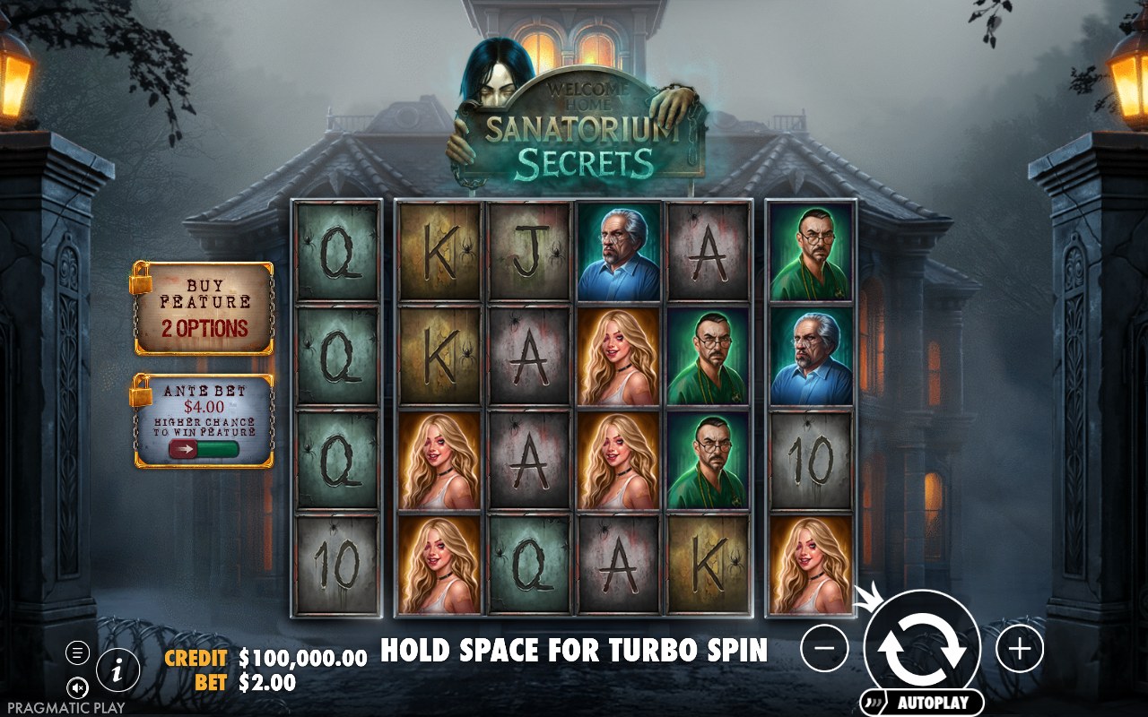 Sanatorium Secrets skärmbild — spin