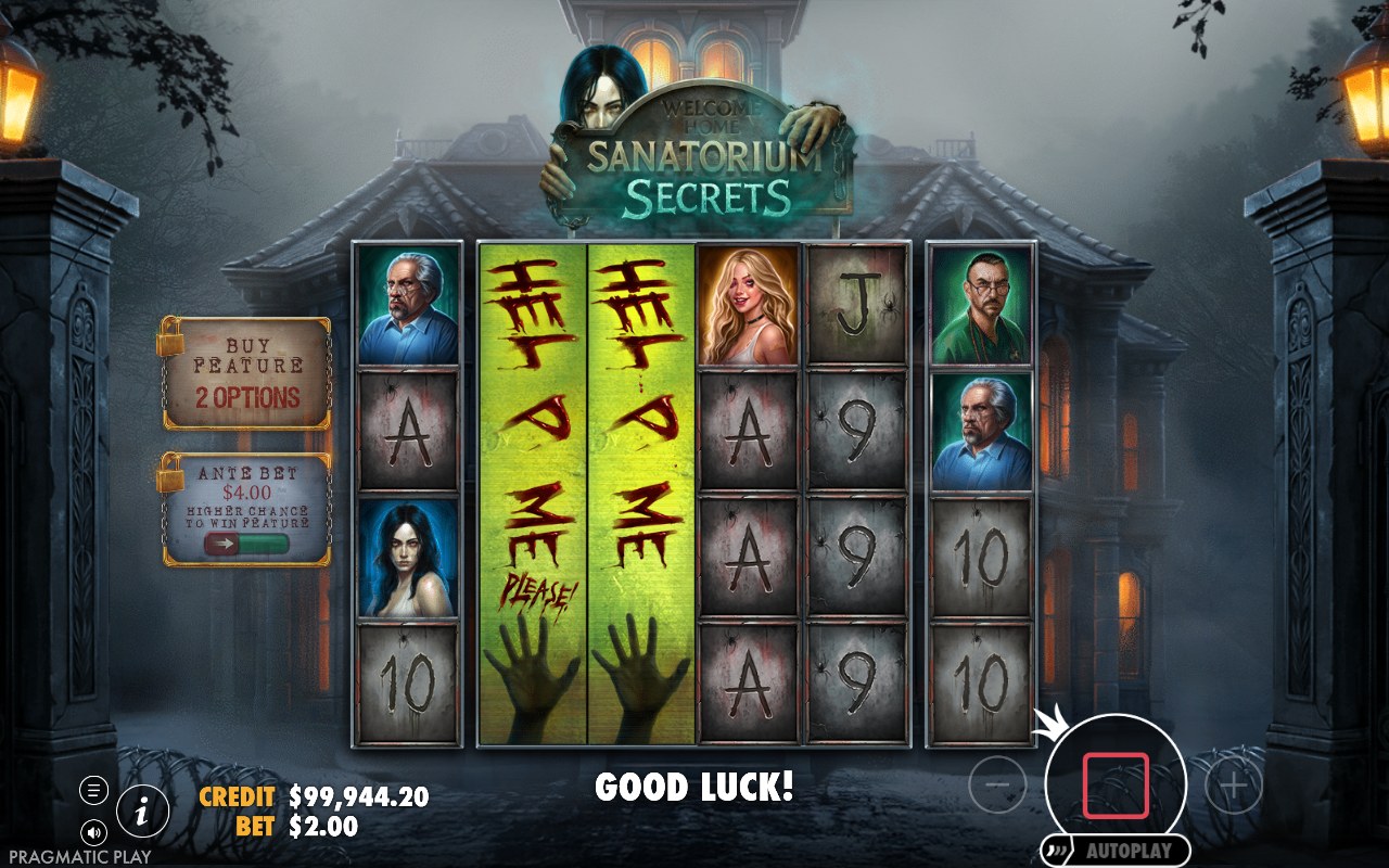 Sanatorium Secrets skärmbild — bonus