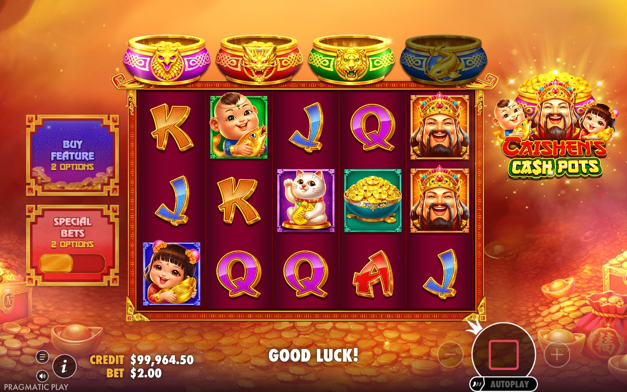 Caishen’s Cash Pots skärmbild — free spins
