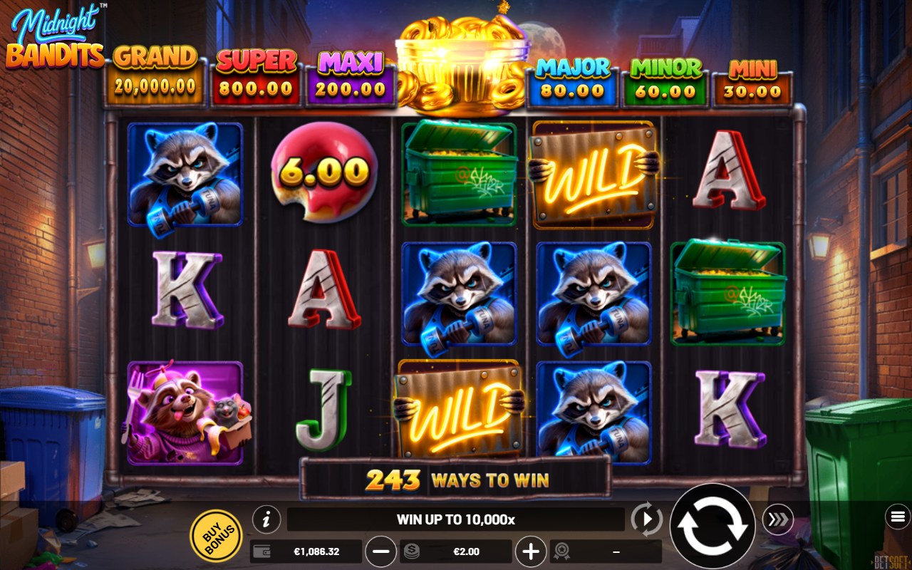 Midnight Bandits skärmbild — bonus