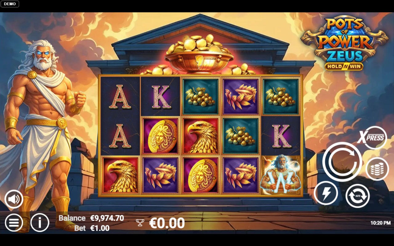 Pots of Power: Zeus skärmbild — bonus