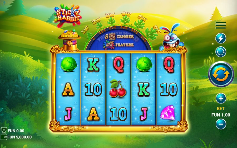 Sticky Rabbit skärmbild — free spins