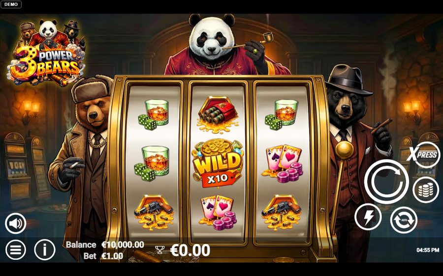 3 Power Bears skärmbild — spin
