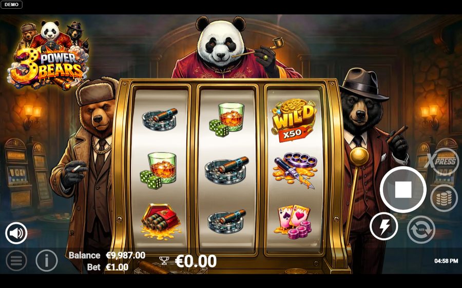 3 Power Bears skärmbild — spin