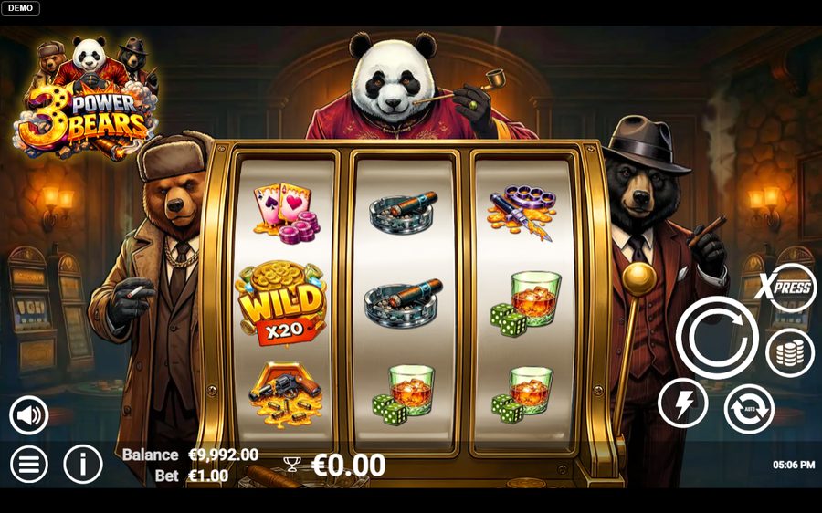 3 Power Bears skärmbild — spin