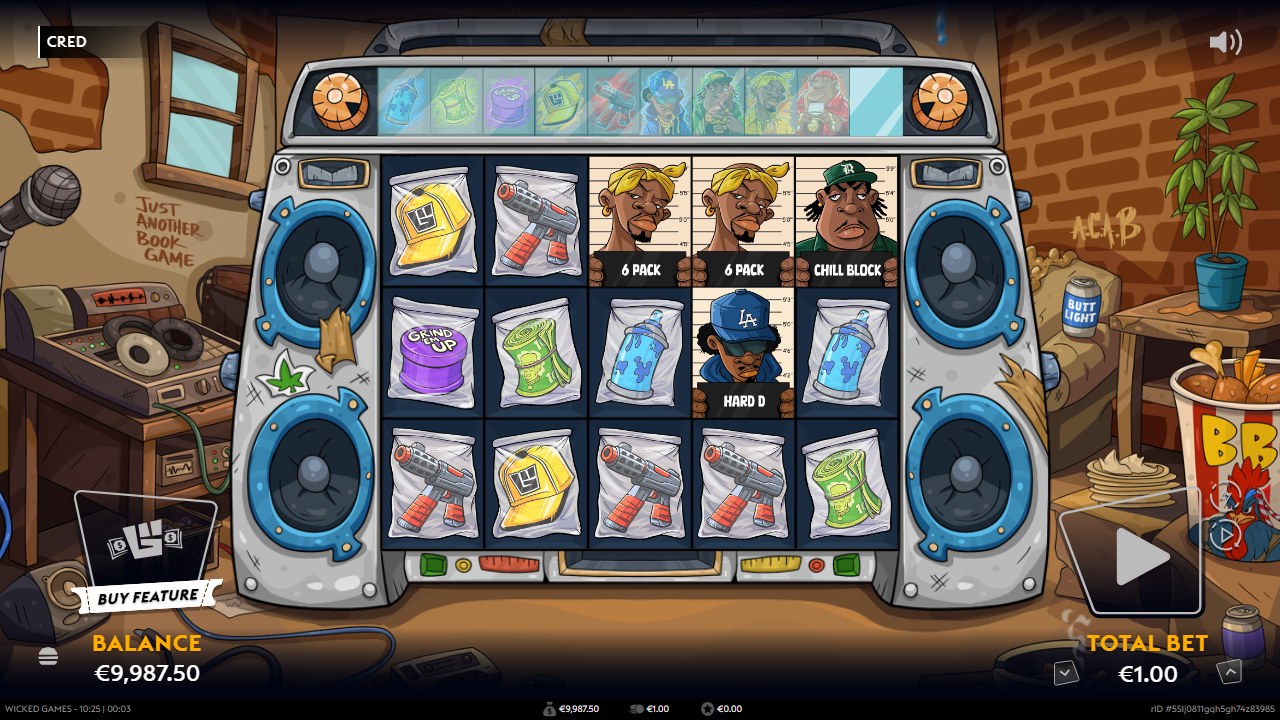 Cred skärmbild — free spins