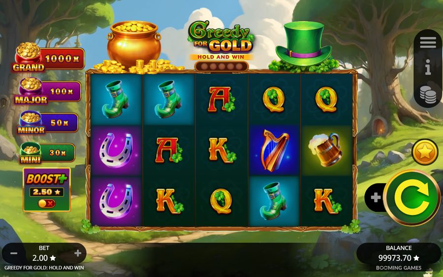 Greedy for Gold: Hold and Win skärmbild — spin