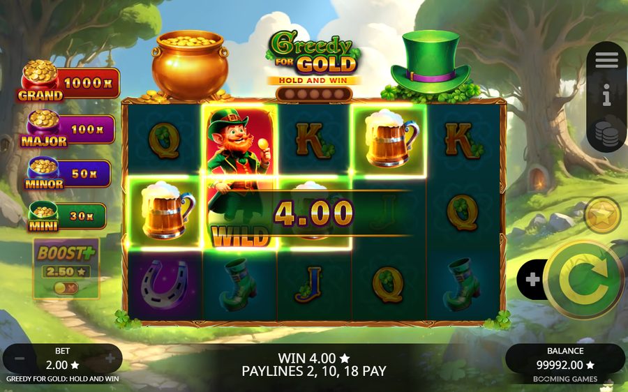 Greedy for Gold: Hold and Win skärmbild — win
