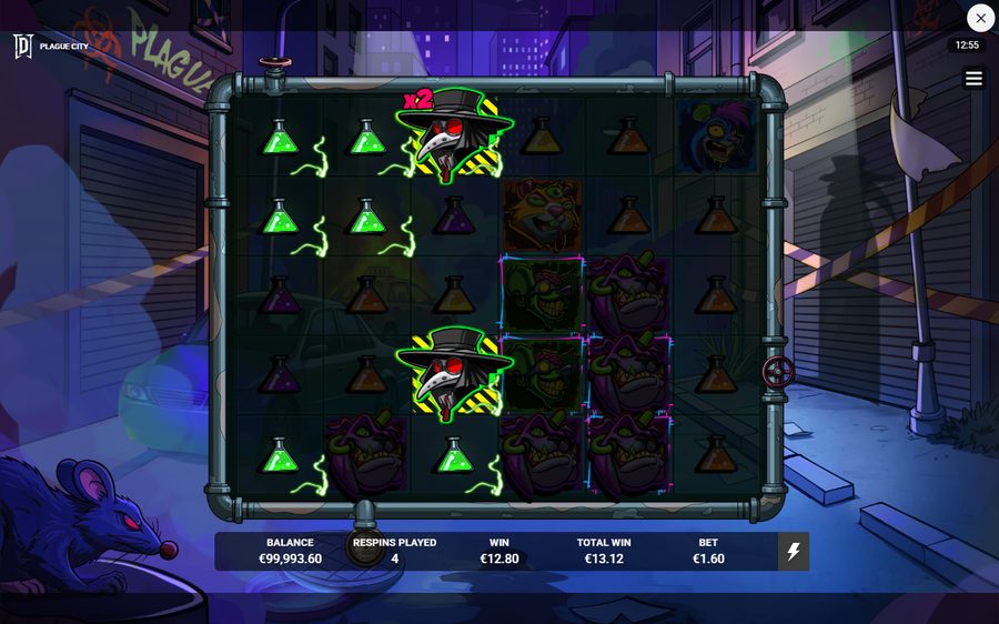Plague City skärmbild — free spins