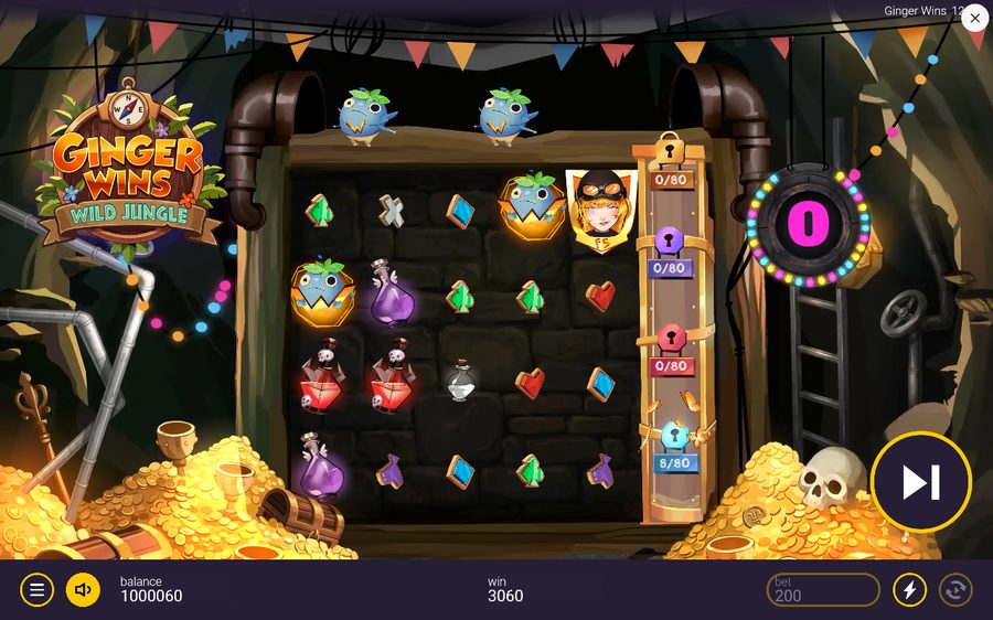 Ginger Wins: Wild Jungle skärmbild — free spins