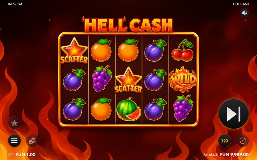 Hell Cash skärmbild — spin