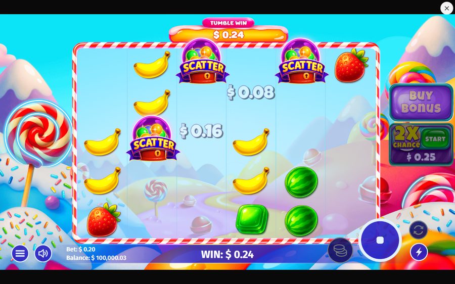 Sweet Bananas skärmbild — free spins