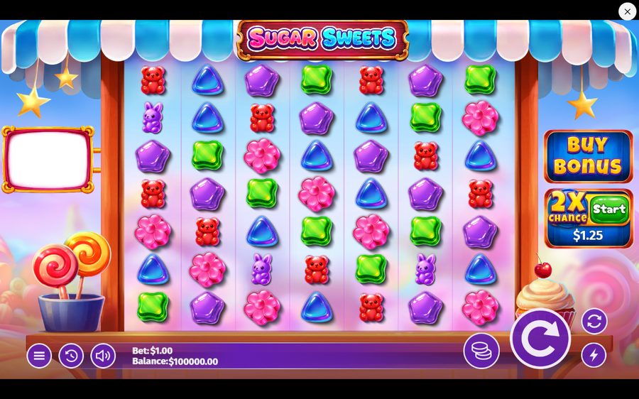 Sugar Sweets skärmbild — spin