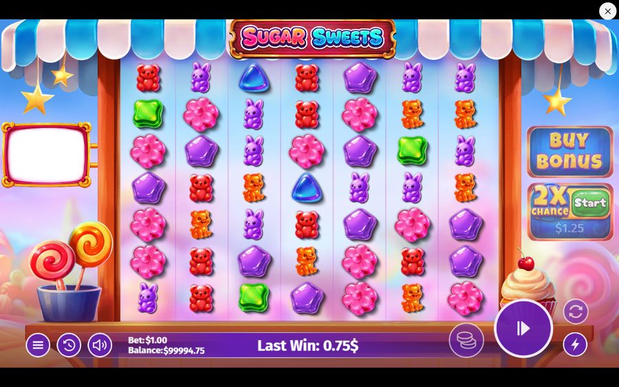 Sugar Sweets skärmbild — spin