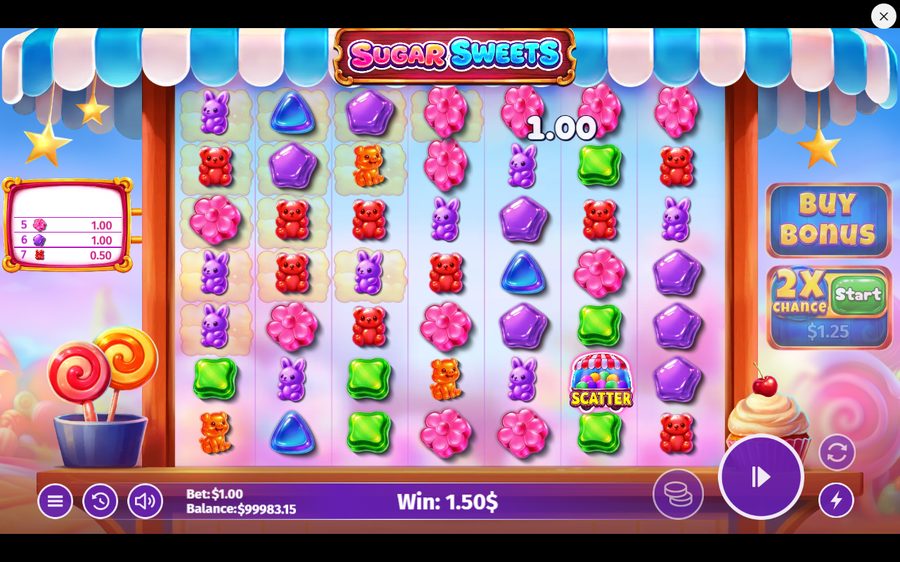 Sugar Sweets skärmbild — win