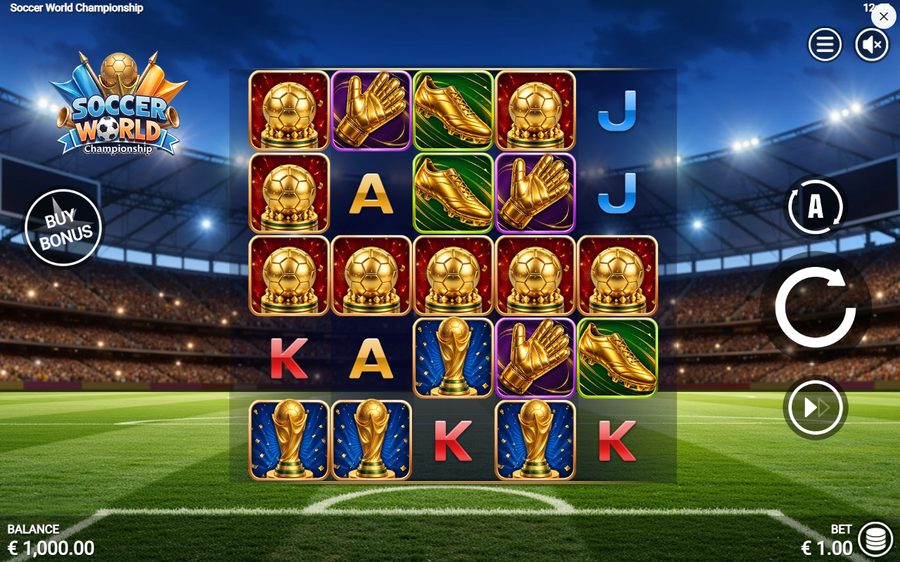 Soccer World Championship skärmbild — spin