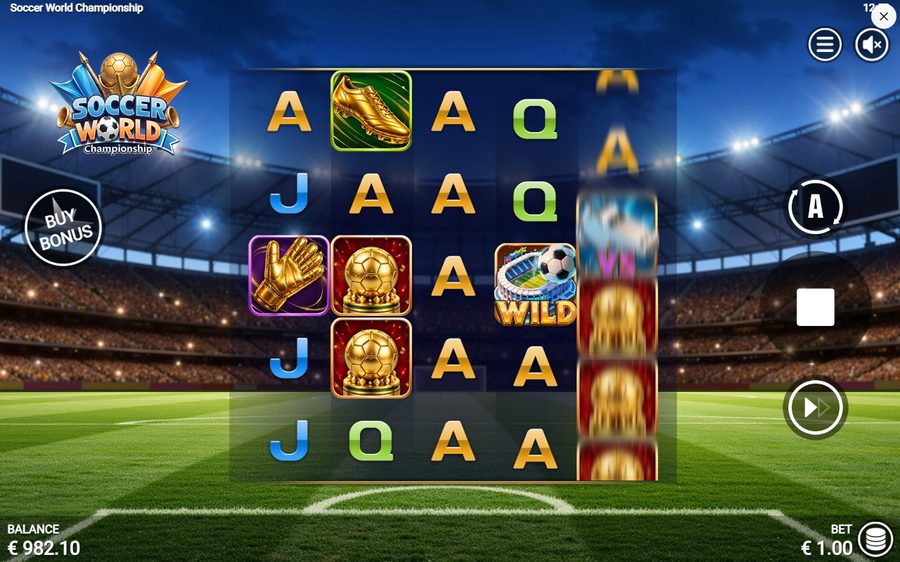 Soccer World Championship skärmbild — spin