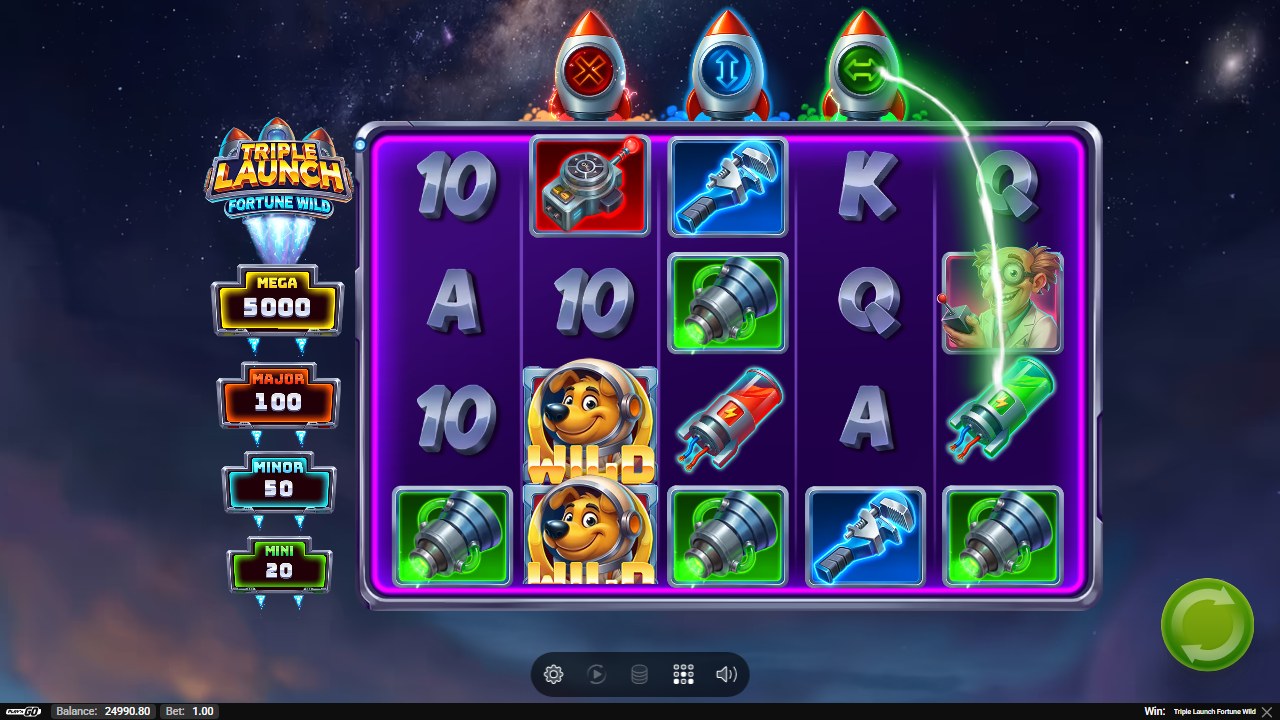 Triple Launch Fortune Wild skärmbild — bonus
