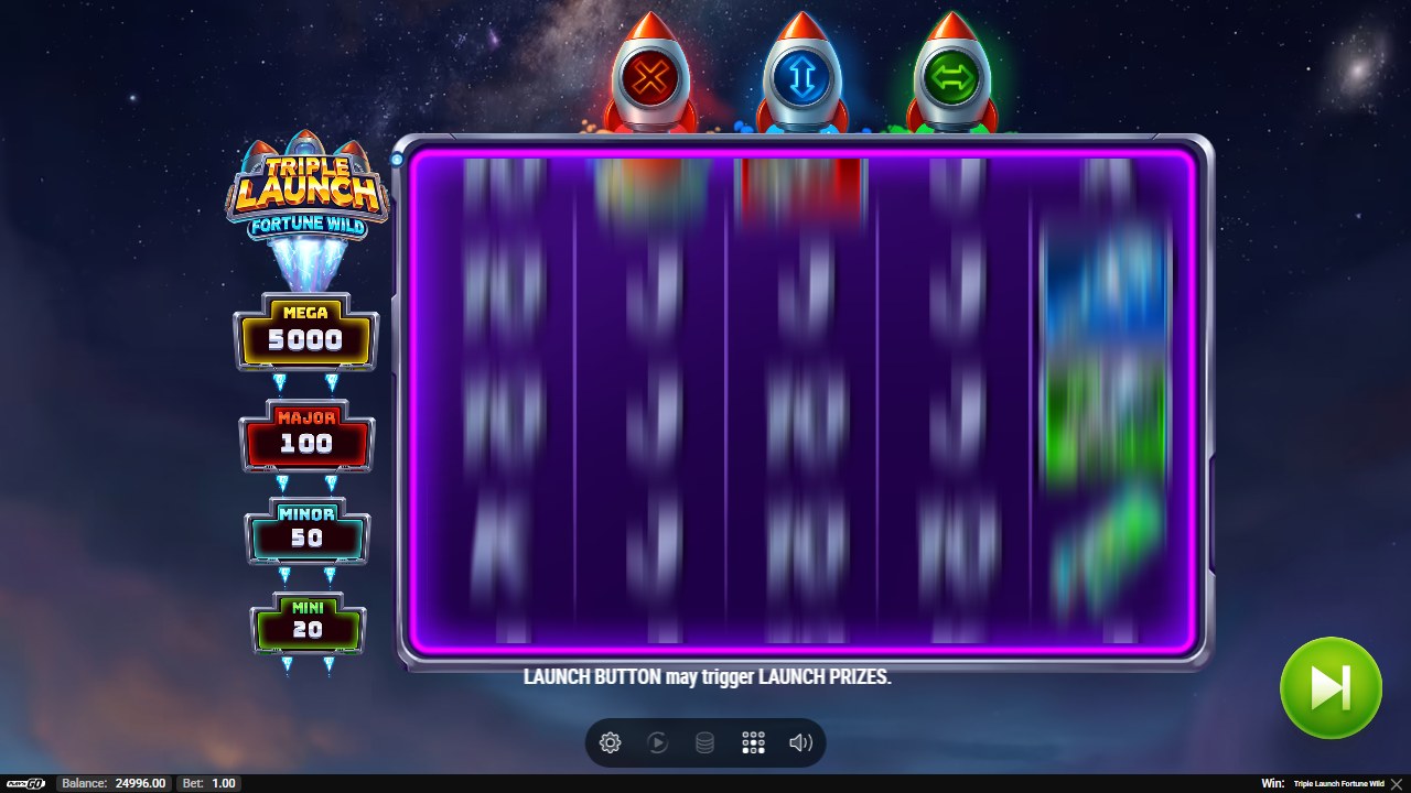 Triple Launch Fortune Wild skärmbild — win